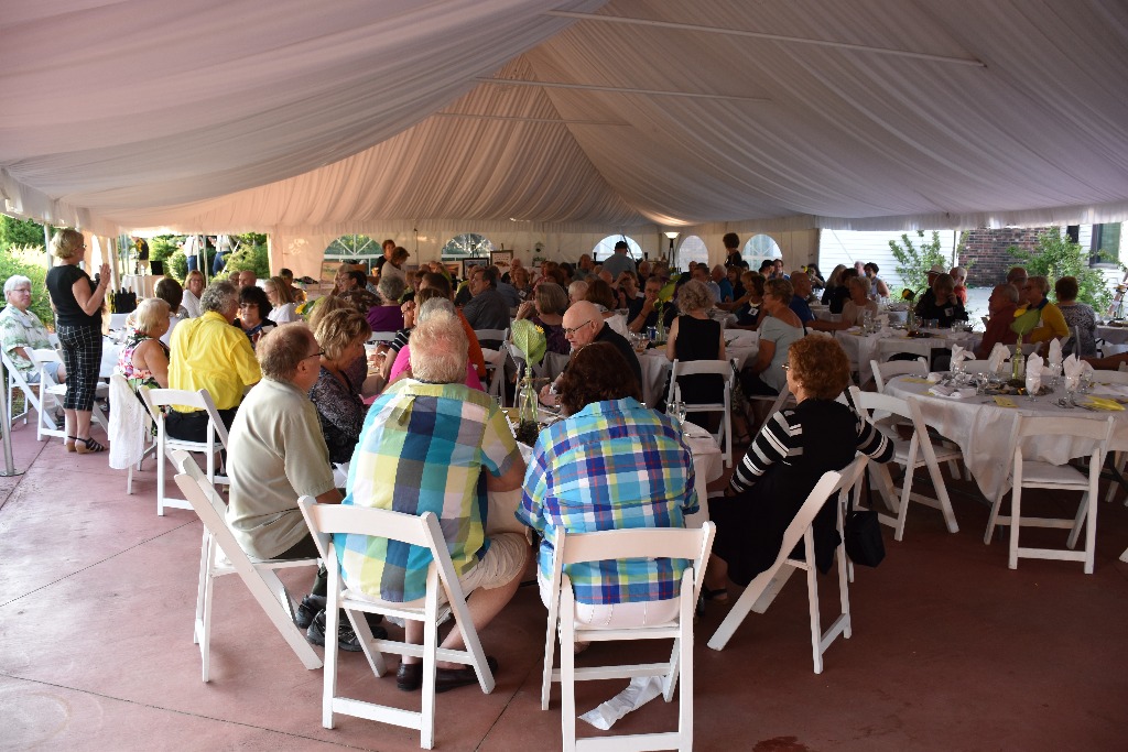 Guests Fill the Tent